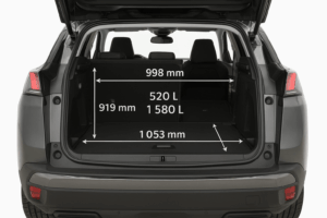 Dimensions et volume du coffre Peugeot 3008 : longueur, largeur, hauteur et modularité pour optimiser l’espace