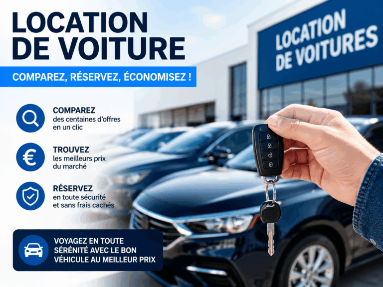 Location de voiture en ligne avec comparateur DiscoverCars, réservation rapide et offres économiques